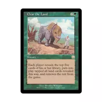 CCG Очистить землю (R), MTG - Mercadian Masques