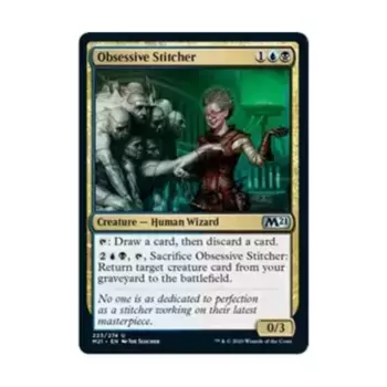 CCG Одержимый вышивальщик (U), MTG - Core Set 2021