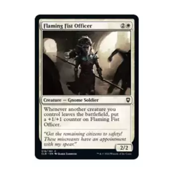 CCG Офицер Пылающего Кулака (С) (Рольга), MTG - Commander Legends - Battle for Baldur's Gate