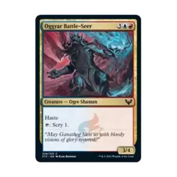 CCG Огьяр-провидец битвы (C) (фольга), MTG - Strixhaven - School of Mages