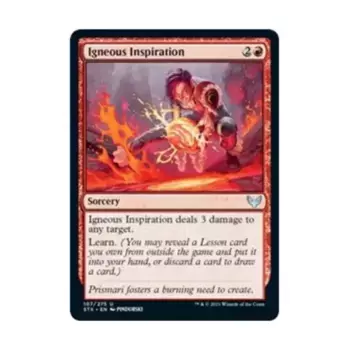 CCG Огненное вдохновение (U), MTG - Strixhaven - School of Mages