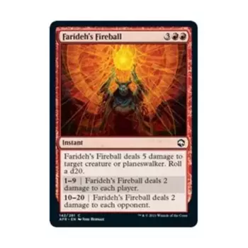 CCG Огненный шар Фариде (клавиша C), MTG - Adventures in the Forgotten Realms