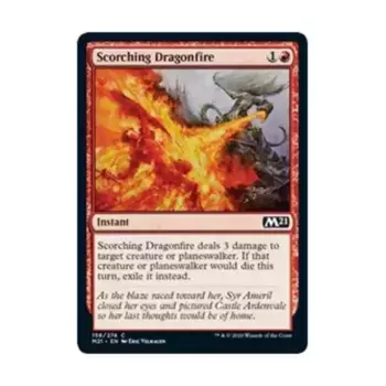 CCG Опаляющий драконий огонь (клавиша C), MTG - Core Set 2021