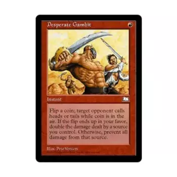 CCG Отчаянный гамбит (U), MTG - Weatherlight