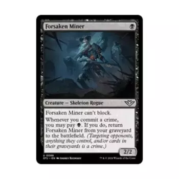 CCG Отрекшийся шахтер (U), MTG - Outlaws of Thunder Junction