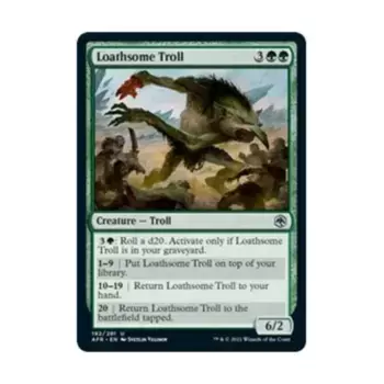 CCG Отвратительный тролль (U), MTG - Adventures in the Forgotten Realms