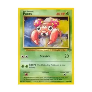 CCG Парас (C) # 59 (1-е издание), Pokemon - Jungle - Singles