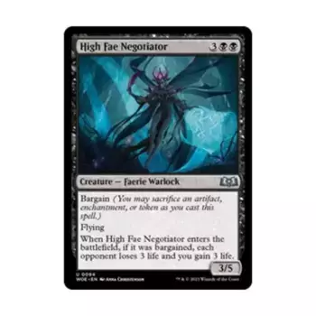 CCG Переговорщик Высших Фэ (U), MTG - Wilds of Eldraine