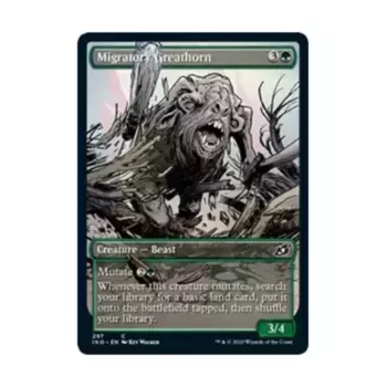 CCG Перелетный большой рог (Витрина) (С) (Фольга), MTG - Ikoria - Lair of Behemoths