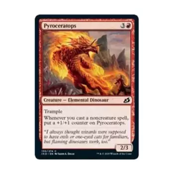 CCG Пироцератопс (С), MTG - Ikoria - Lair of Behemoths