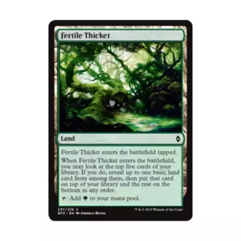 CCG Плодородная чаща (C) (Фольга), MTG - Battle for Zendikar