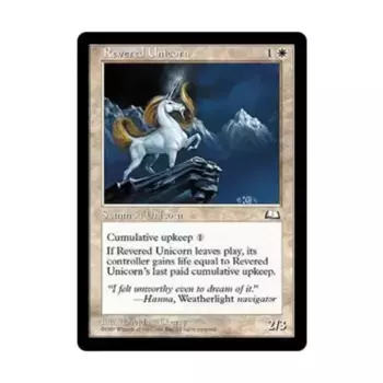 CCG Почтенный единорог (U), MTG - Weatherlight