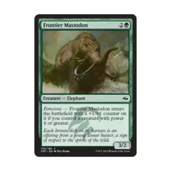 CCG Пограничный мастодон (C) (фольга), MTG - Fate Reforged