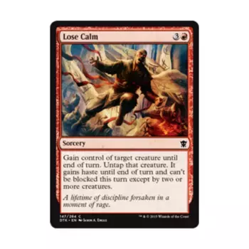 CCG Потерять спокойствие (С) (Фольга), MTG - Dragons of Tarkir