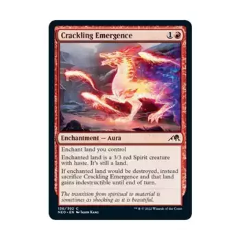 CCG Потрескивающее появление (С), MTG - Kamigawa : Neon Dynasty