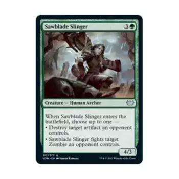 CCG Пращник с пилой (U), MTG - Innistrad: Crimson Vow