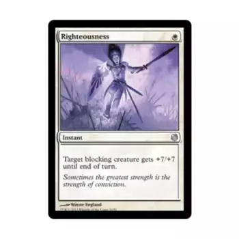 CCG Праведность (U), MTG - Duel Decks - Heroes vs. Monsters