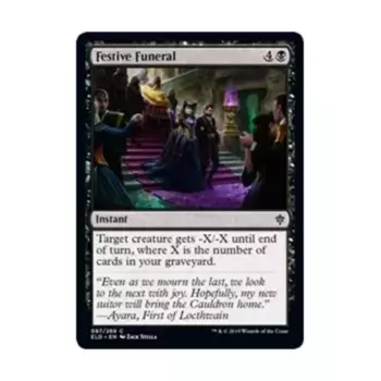 CCG Праздничные похороны (С), MTG - Throne of Eldraine