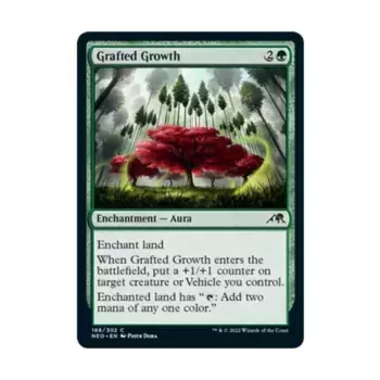 CCG Привитый рост (С), MTG - Kamigawa : Neon Dynasty