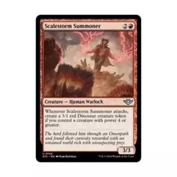 CCG Призыватель чешуйчатой бури (U), MTG - Outlaws of Thunder Junction