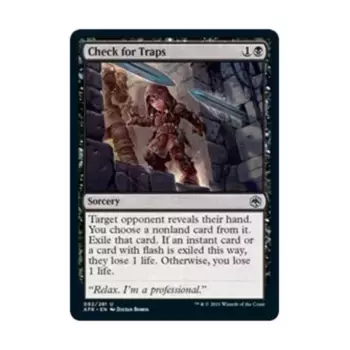 CCG Проверьте наличие ловушек (U), MTG - Adventures in the Forgotten Realms