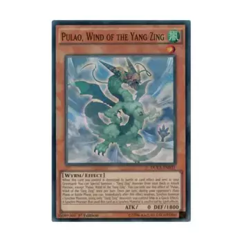 CCG Пулао — Ветер Ян Цзина (супер редкий), Yu-Gi-Oh - Duelist Alliance - Singles