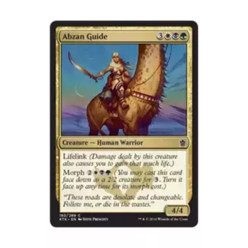 CCG Путеводитель по Абзану (C) (Фольга), MTG - Khans of Tarkir