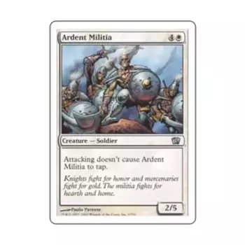 CCG Пылкое ополчение (U), MTG - 8th Edition