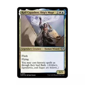 CCG Рафф Капашен, корабельный маг (U), MTG - Commander Masters