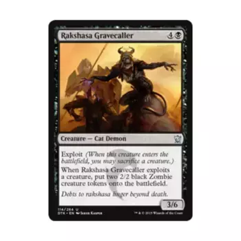 CCG Ракшаса Призыватель могил (U), MTG - Dragons of Tarkir
