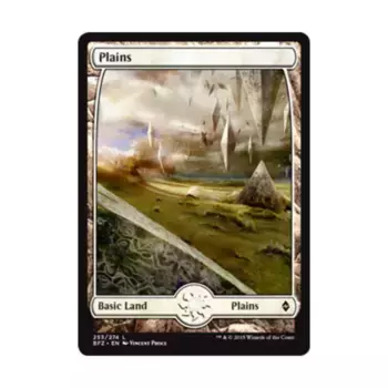 CCG Равнины № 253 (Расширенная граница) (C), MTG - Battle for Zendikar