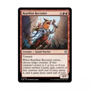 CCG Рептильный рекрутер (U), MTG - Bloomburrow