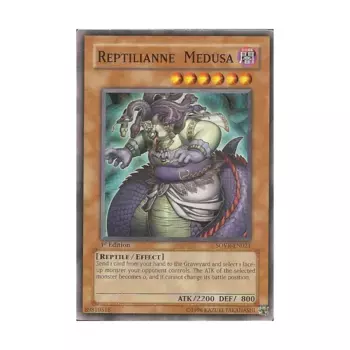 CCG Рептилиана Медуза (Обычная), Yu-Gi-Oh - Stardust Overdive - Singles