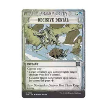 CCG Решительное отрицание (U), MTG - OTJ Breaking News