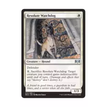 CCG Решительный сторожевой пес (U), MTG - Ravnica Allegiance