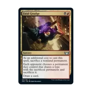 CCG Роковая обида (U), MTG - Streets of New Capenna