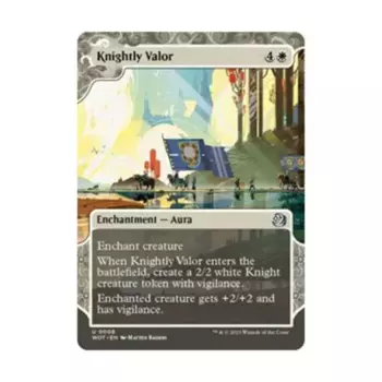 CCG Рыцарская доблесть (U), MTG - Wilds of Eldraine: Enchanting Tales