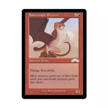 CCG Саблезубая Виверна (U), MTG - Exodus