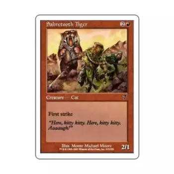 CCG Саблезубый тигр (клавиша C), MTG - 7th Edition