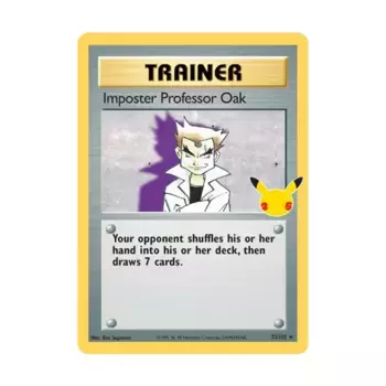 CCG Самозванец Профессор Оук (Классическая коллекция) № 73/102 (голографическая), Pokemon - Celebrations: Classic Collection - Singles