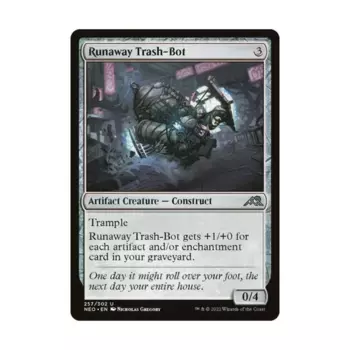 CCG Сбежавший мусоробот (U), MTG - Kamigawa : Neon Dynasty