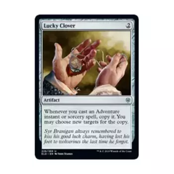 CCG Счастливый клевер (U), MTG - Throne of Eldraine