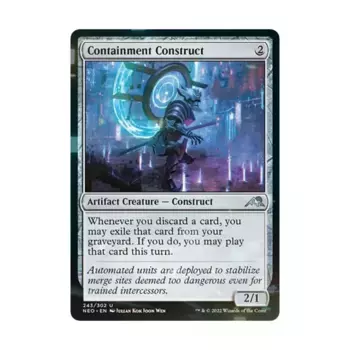 CCG Сдерживающая конструкция (U), MTG - Kamigawa : Neon Dynasty