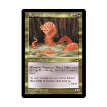 CCG Сегментированный червь (U), MTG - Tempest