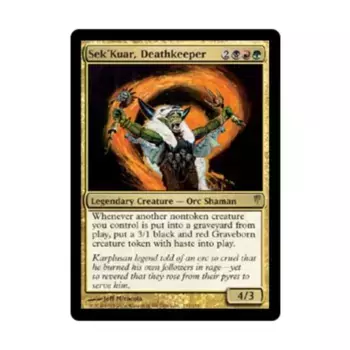 CCG Сек'Куар, Хранитель смерти ( клавиша R), MTG - Coldsnap