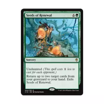 CCG Семена обновления (клавиша R), MTG - Commander 2016