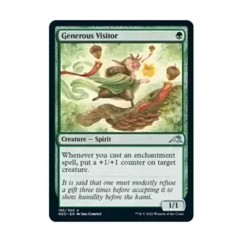 CCG Щедрый посетитель (U), MTG - Kamigawa : Neon Dynasty