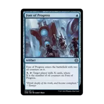 CCG Шрифт прогресса (U), MTG - Phyrexia: All Will Be One