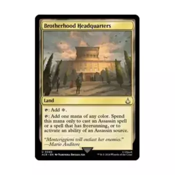 CCG Штаб Братства (U), MTG - Universes Beyond: Assassin's Creed