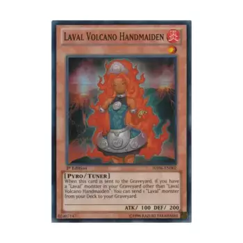 CCG Служанка вулкана Лаваль (супер редкая), Yu-Gi-Oh - Hidden Arsenal 6 - Singles